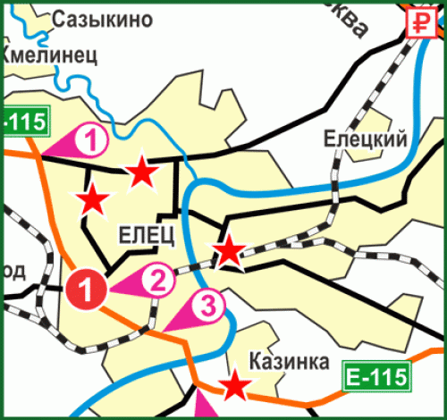 Транзитная карта Ельца поможет проехать на Воргол из другого города